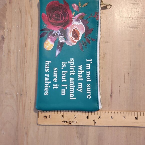 Funny Cosmetic‎ Bag Ever Ellis My Spirit Animal Has Rabies NWOT - Picture 6 of 6